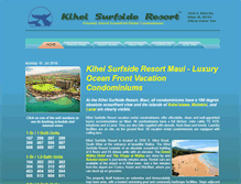 Tablet Screenshot of kiheisurfsideresort.com
